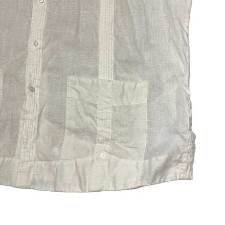 00s- CRIOLLA Linen Guayabera shirt