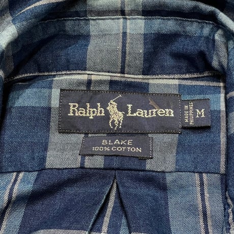 90s~ Polo Ralph Lauren “BLAKE” Cotton B.D Shirt