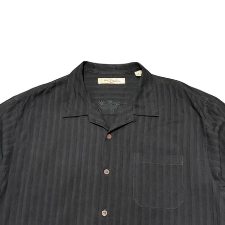 00s~ Tommy Bahama Silk Open Collar Shirt