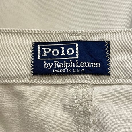 80s- Polo Ralph Lauren Two Tuck Chino Pants W36