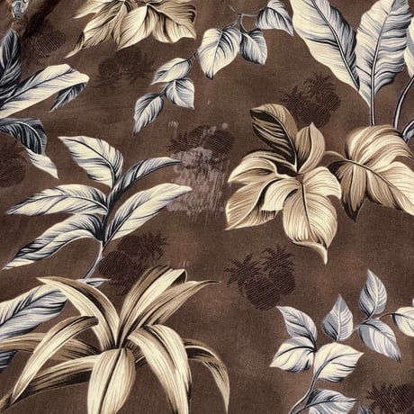 90s~ pierre cardin Rayon Aloha Shirt
