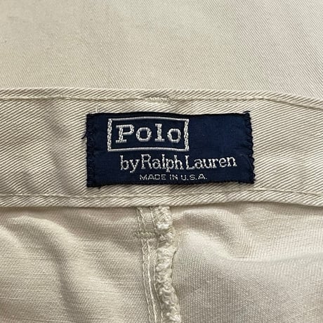 80s- Polo Ralph Lauren Two Tuck Chino Pants W34