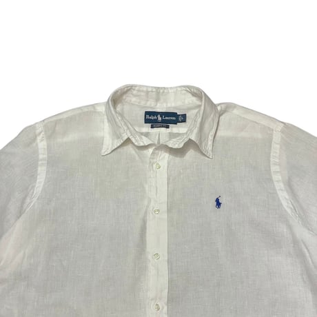 00s- Polo Ralph Lauren Linen B.D Shirt