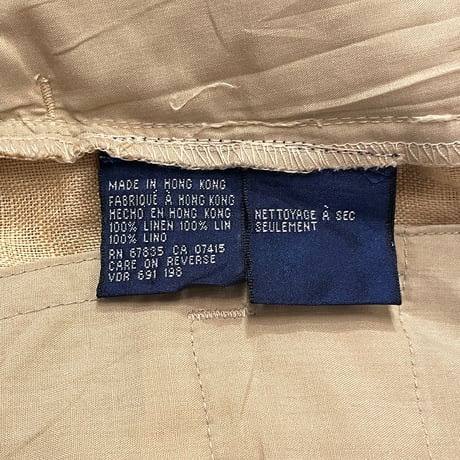 90s~ Nautica Linen Shorts W36