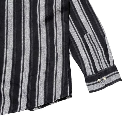 90s Northwest Territory Striped Acryl Shirt