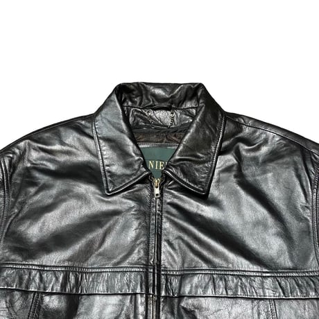 90s- DANIER Leather Jacket with Detachable Liner