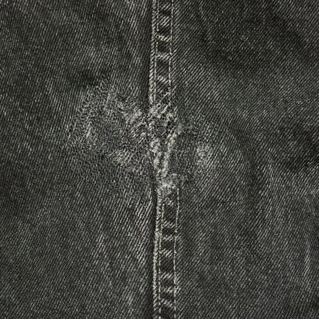 90s Levi’s 550 Cut Off Black Denim Pants