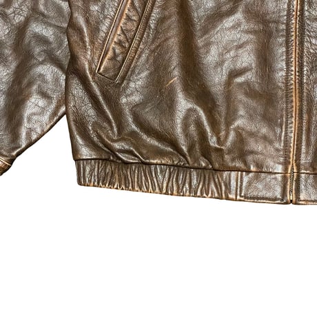 90s- ST.JOHN'S BAY Leather Jacket