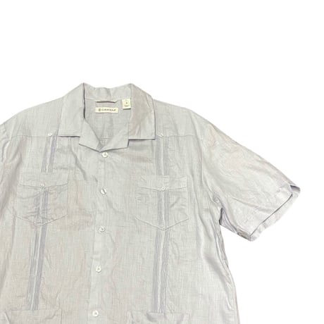 00s- CUBAVERA Linen Guayabera shirt