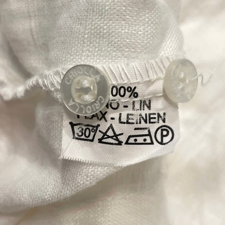 00s- CRIOLLA Linen Guayabera shirt