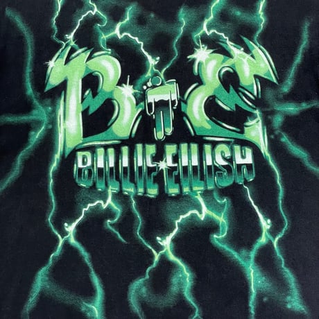 Billie Eilish Green Lightning T-Shirt