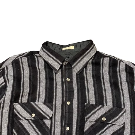 90s Northwest Territory Striped Acryl Shirt
