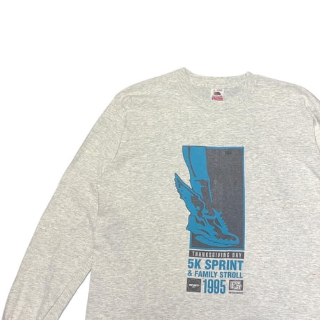 90s FRUIT OF THE LOOM 5K Sprint & Family Stroll L/S T-Shirt