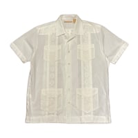 00s- The Havanera Co. Poly/Cotton Guayabera shirt