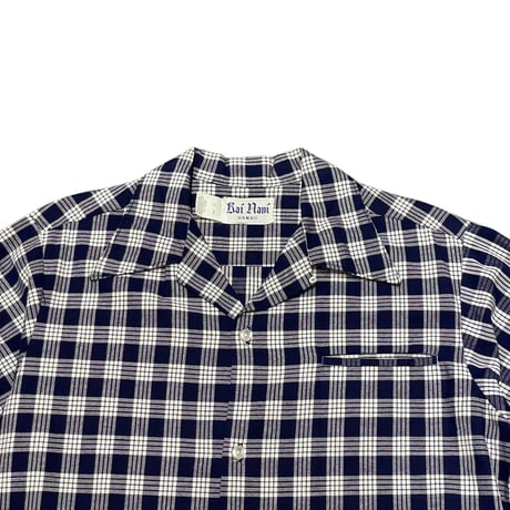 70s- Kai Nani  Palaka Shirt