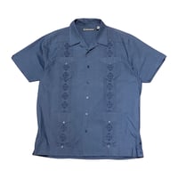 90s- The Havanera Shirt Co. Poly/Cotton Guayabera shirt