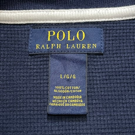 00s- Polo Ralph Lauren Cotton Waffle Shirt