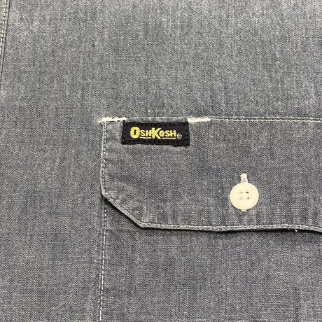 90s- OSH KOSH Cotton Chambray Work Shirt