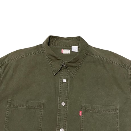 00s- Levi's Cotton Twill Work Shirt