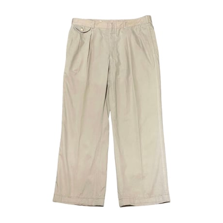 90s Polo Ralph Lauren Two Tuck Cotton Slacks