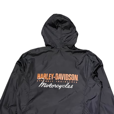 00s- HARLEY-DAVIDSON Hooded Nylon Jacket