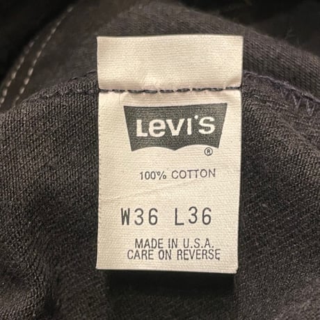 ‘93s Levi’s 501 Black Denim Pants