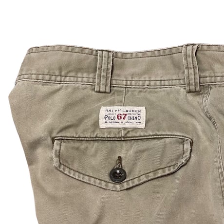 90s- Polo Ralph Lauren Cotton Cargo Shorts