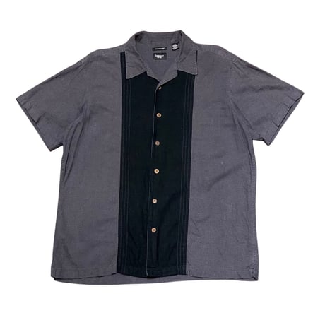 00s hagger Linen/Rayon Open Collar Shirt