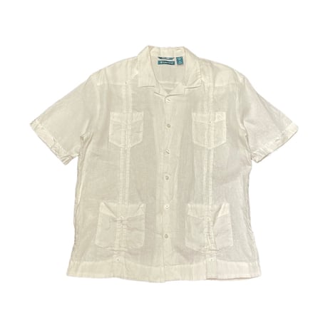 00s- CUBAVERA Linen Guayabera shirt