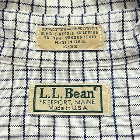 90s L.L.Bean Cotton/Poly B.D Shirt