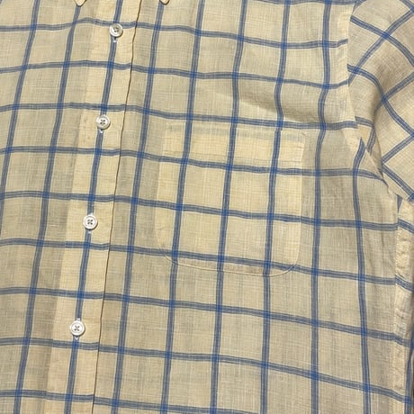 00s Brooks Brothers Linen B.D Shirt