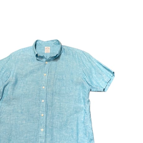 00s- Brooks Brothers Linen B.D Shirt