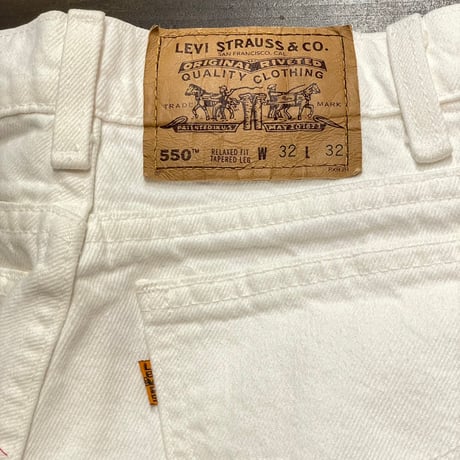 '94s Levi's 550 White Denim Pants