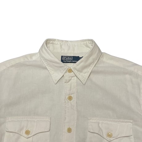 00s~ Polo Ralph Lauren Linen/Cotton Safari Shirt