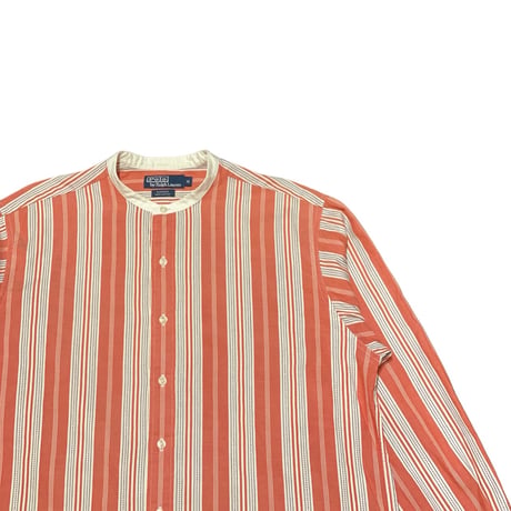 90s- Polo Ralph Lauren Striped Cotton Shirt