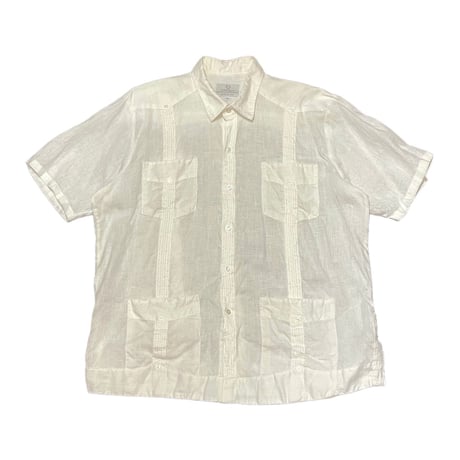 00s- CRIOLLA Linen Guayabera shirt
