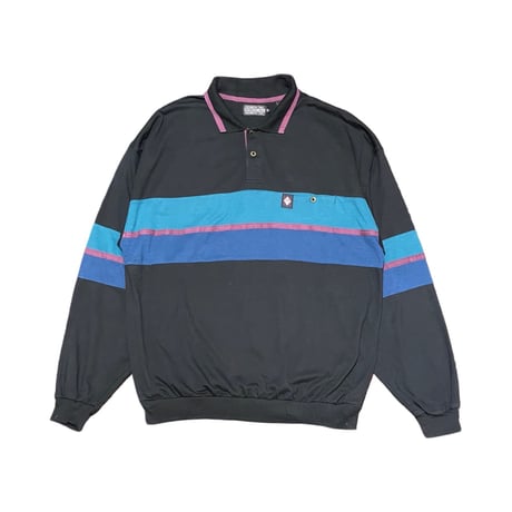 90s MEMBERS ONLY L/S Polo Shirt