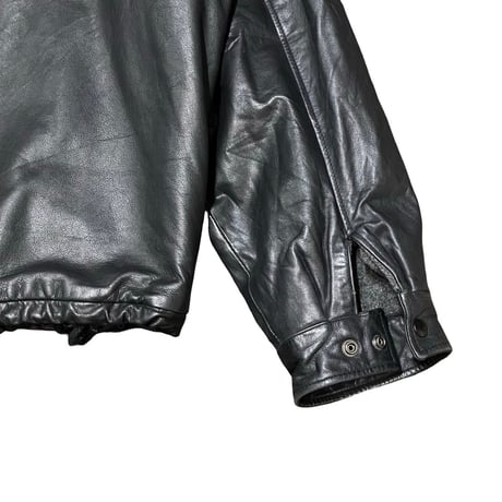 90s- DANIER Leather Bomber Jacket