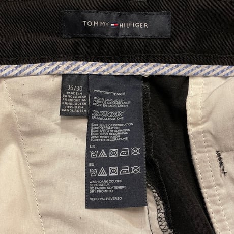 00s- Tommy Hilfiger Black Chino Pants