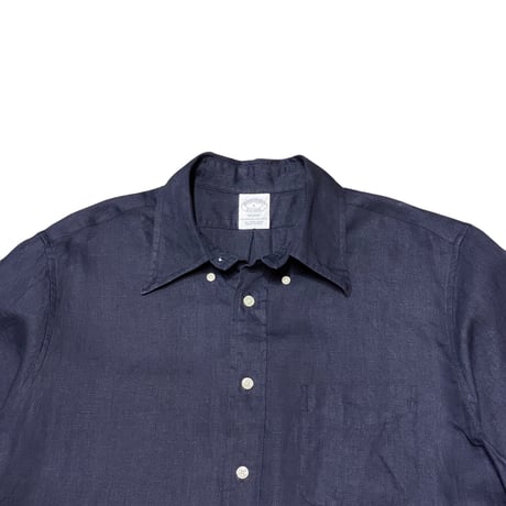 00s Brooks Brothers Linen B.D Shirt