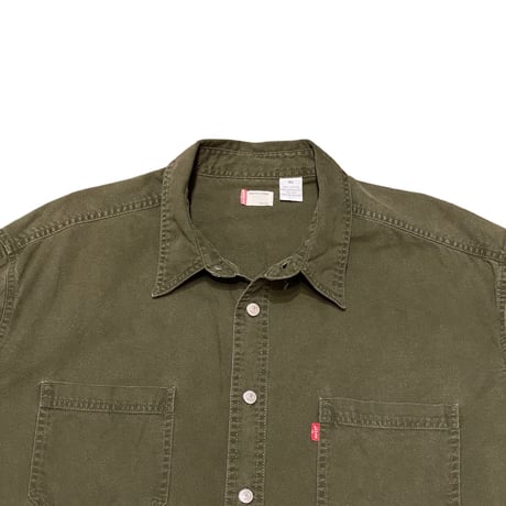 00s- Levi's Cotton Twill Work Shirt