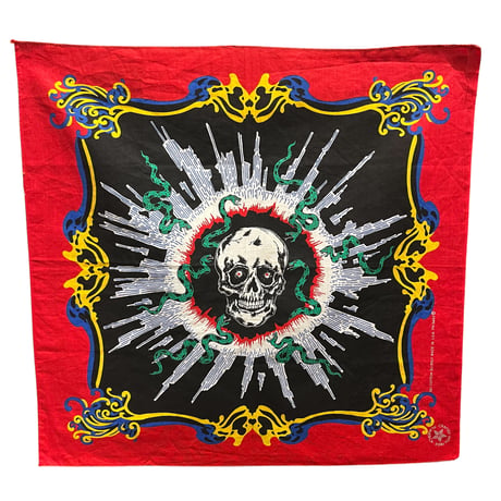 80s Skull & Snake Bandana #206