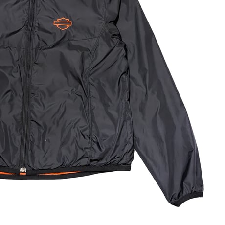 00s- HARLEY-DAVIDSON Hooded Nylon Jacket