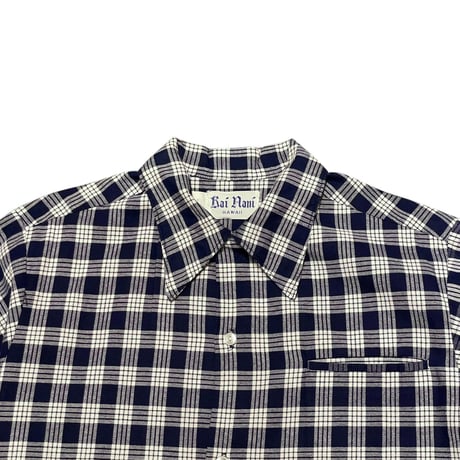 70s- Kai Nani  Palaka Shirt