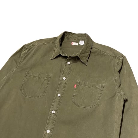 00s- Levi's Cotton Twill Work Shirt