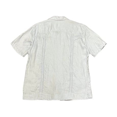 00s- CUBAVERA Linen Guayabera shirt