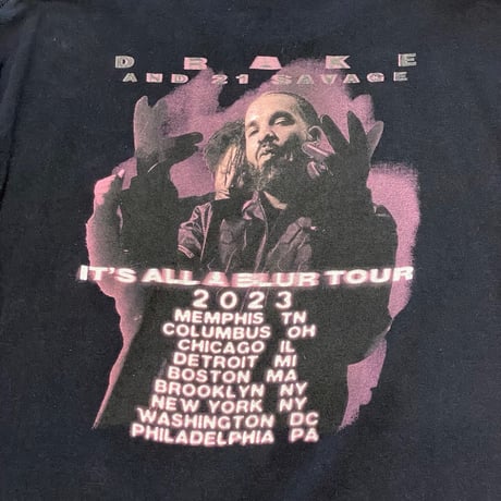 '23 Drake & 21 Savage "It's All A Blur Tour" T-Shirt