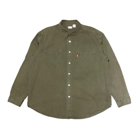00s- Levi's Cotton Twill Work Shirt