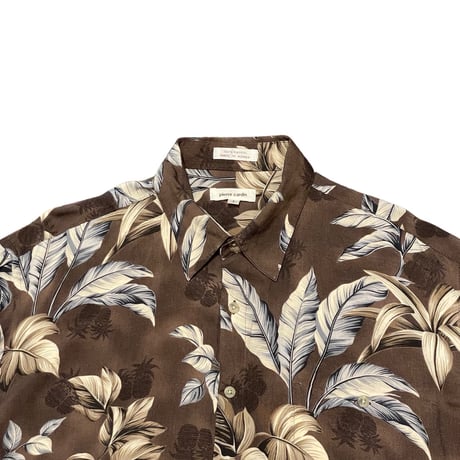 90s~ pierre cardin Rayon Aloha Shirt