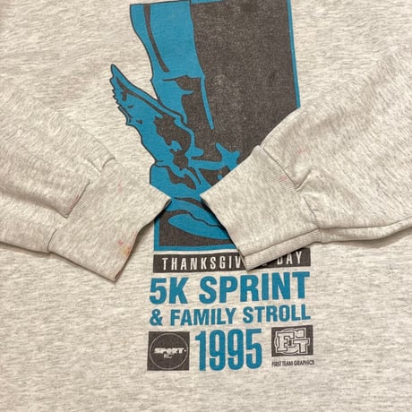 90s FRUIT OF THE LOOM 5K Sprint & Family Stroll L/S T-Shirt